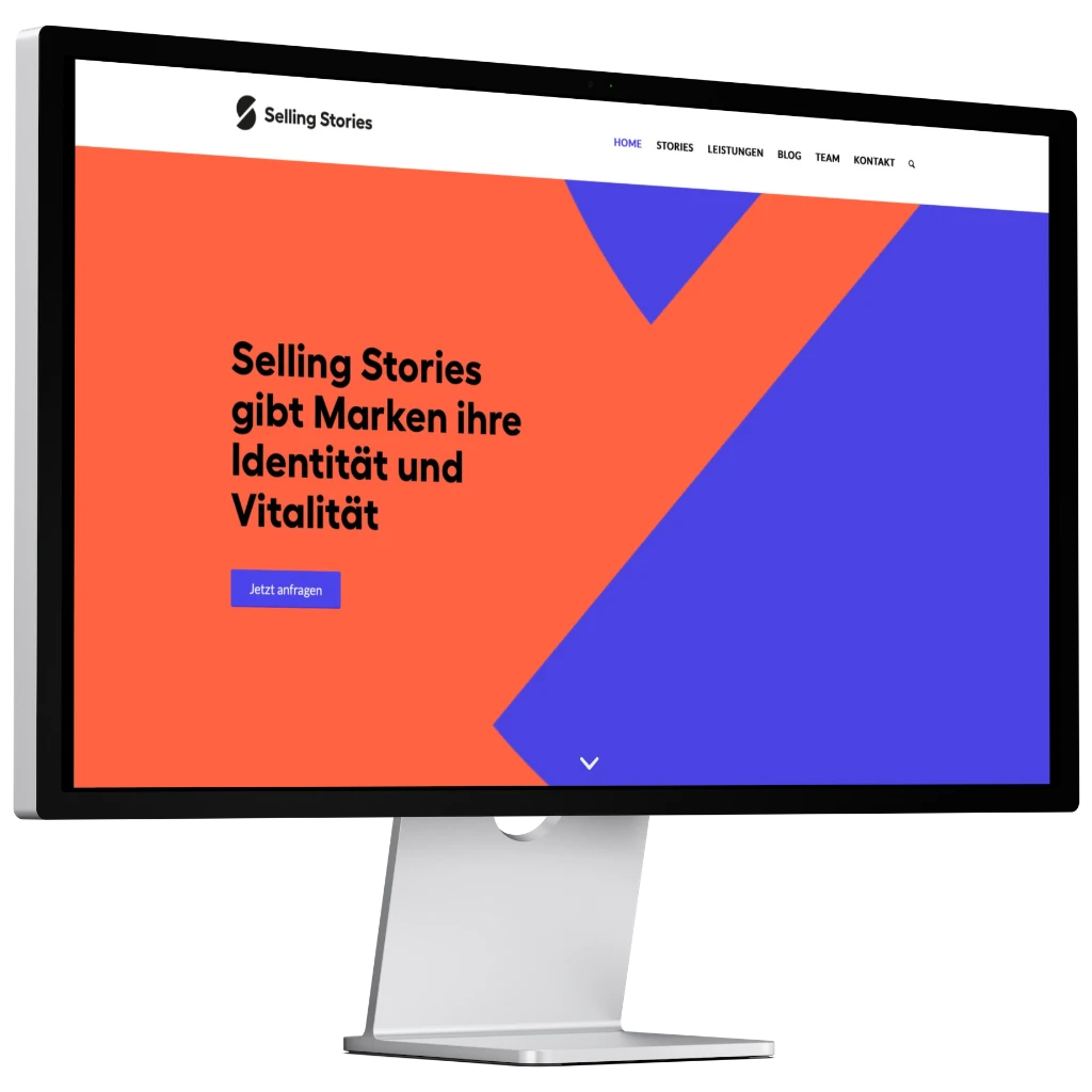 Selling Stories Wordpress Webdesign