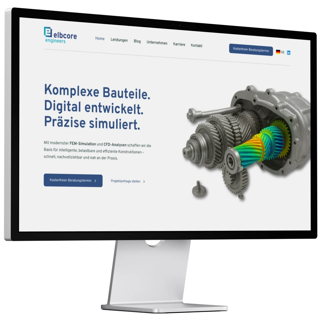 Elbcore Engineers Wordpress Webdesign Referenz