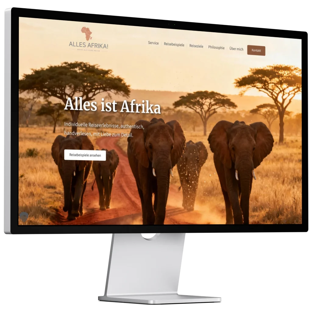 Alles Afrika Wordpress Webdesign Referenz