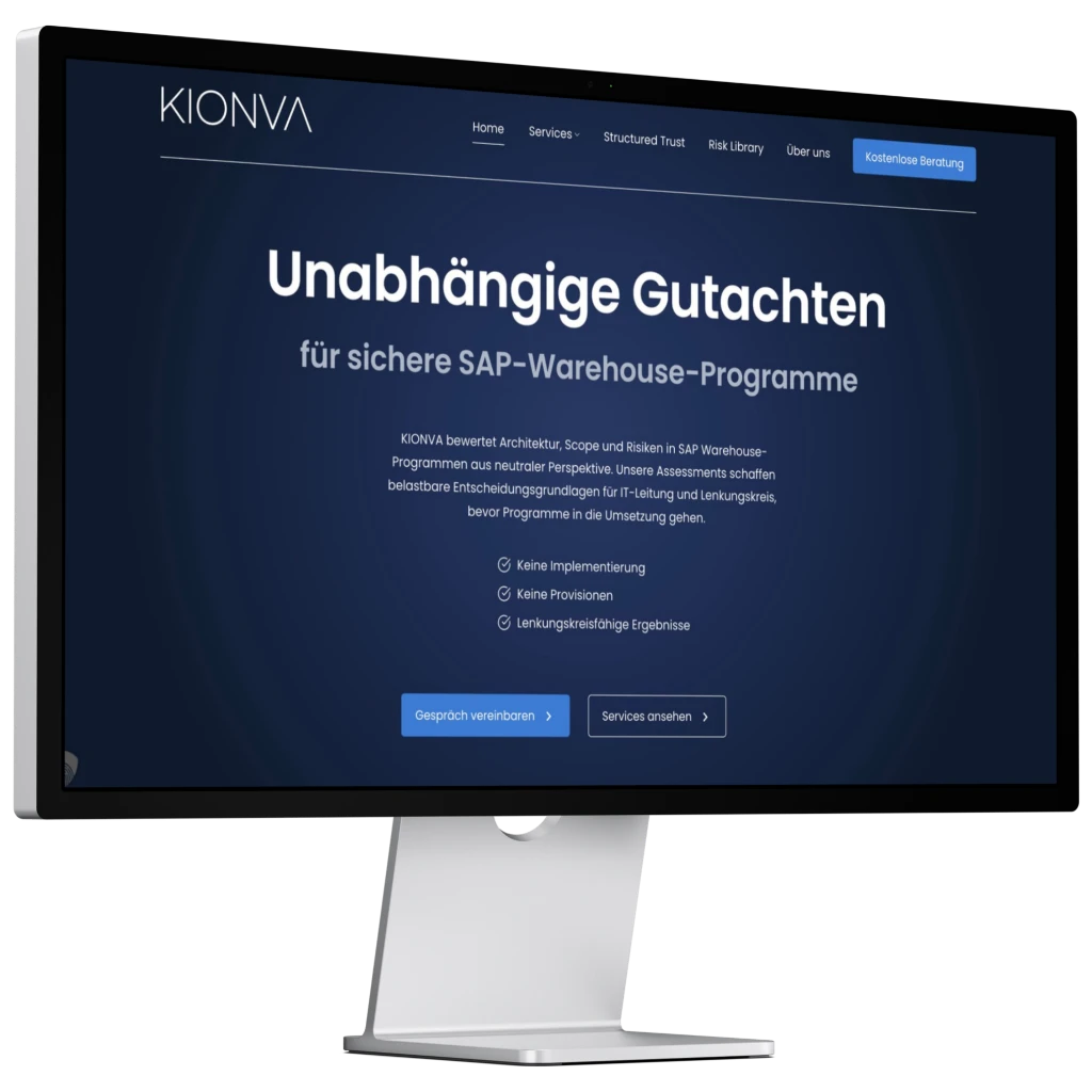 KIONVA Wordpress Webdesign Referenz
